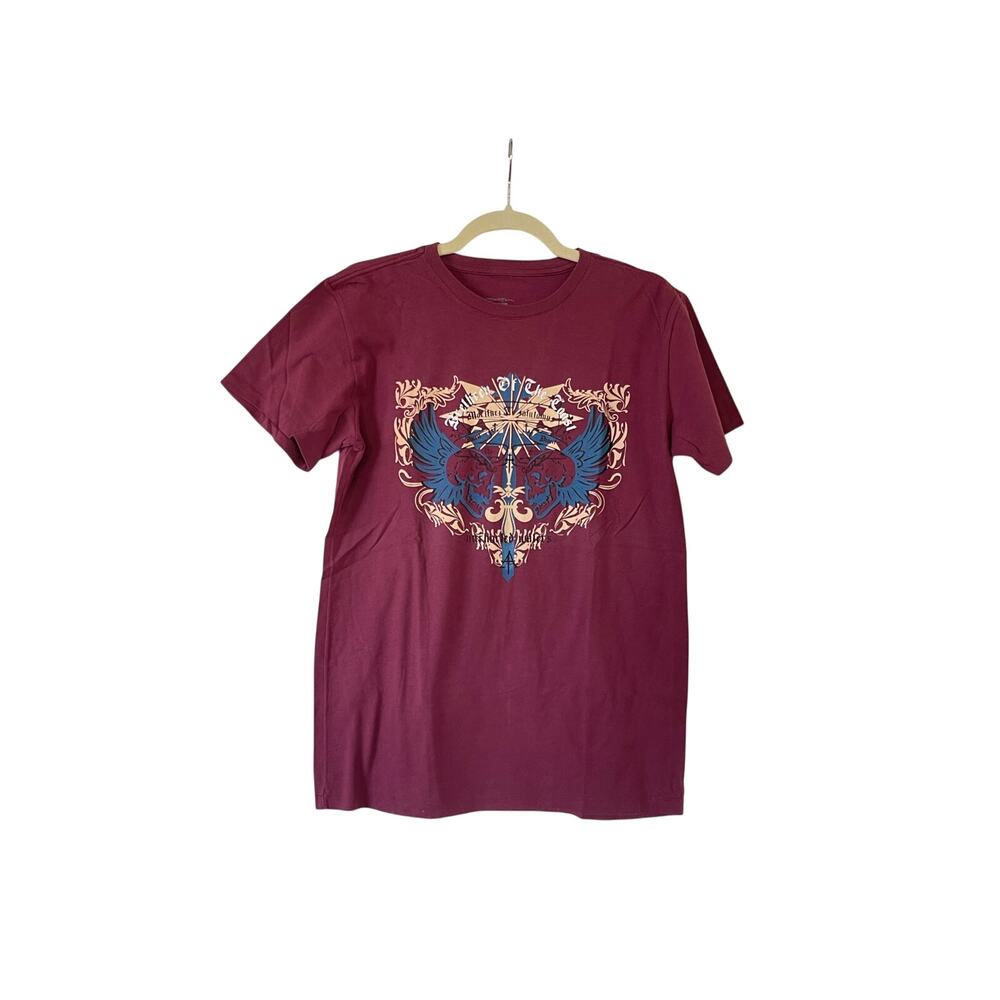 New Burgundy GNZ Cotton Wear Shirt Size Medium